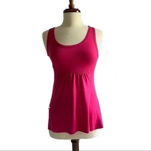 4/$20 Michael Stars hot pink baby doll tank EUC
